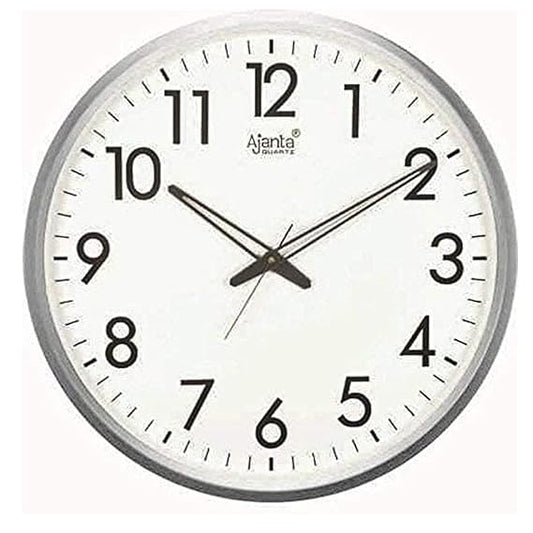 Ajanta Quartz Ajanta Abstract Quartz Analog Wall Clock(32 Cm X 32 Cm X 3.5Cm,White)